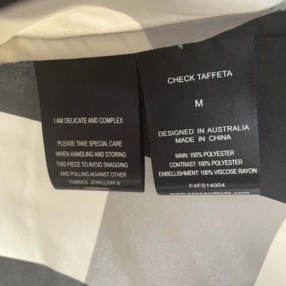 Sass & Bide Checkered Top - Picture 8 of 8